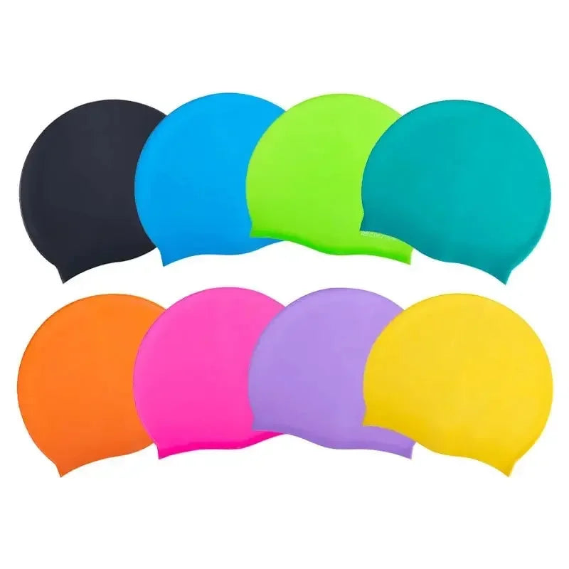 SwimLook™ Waterproof Silicone Swim Cap – Kids