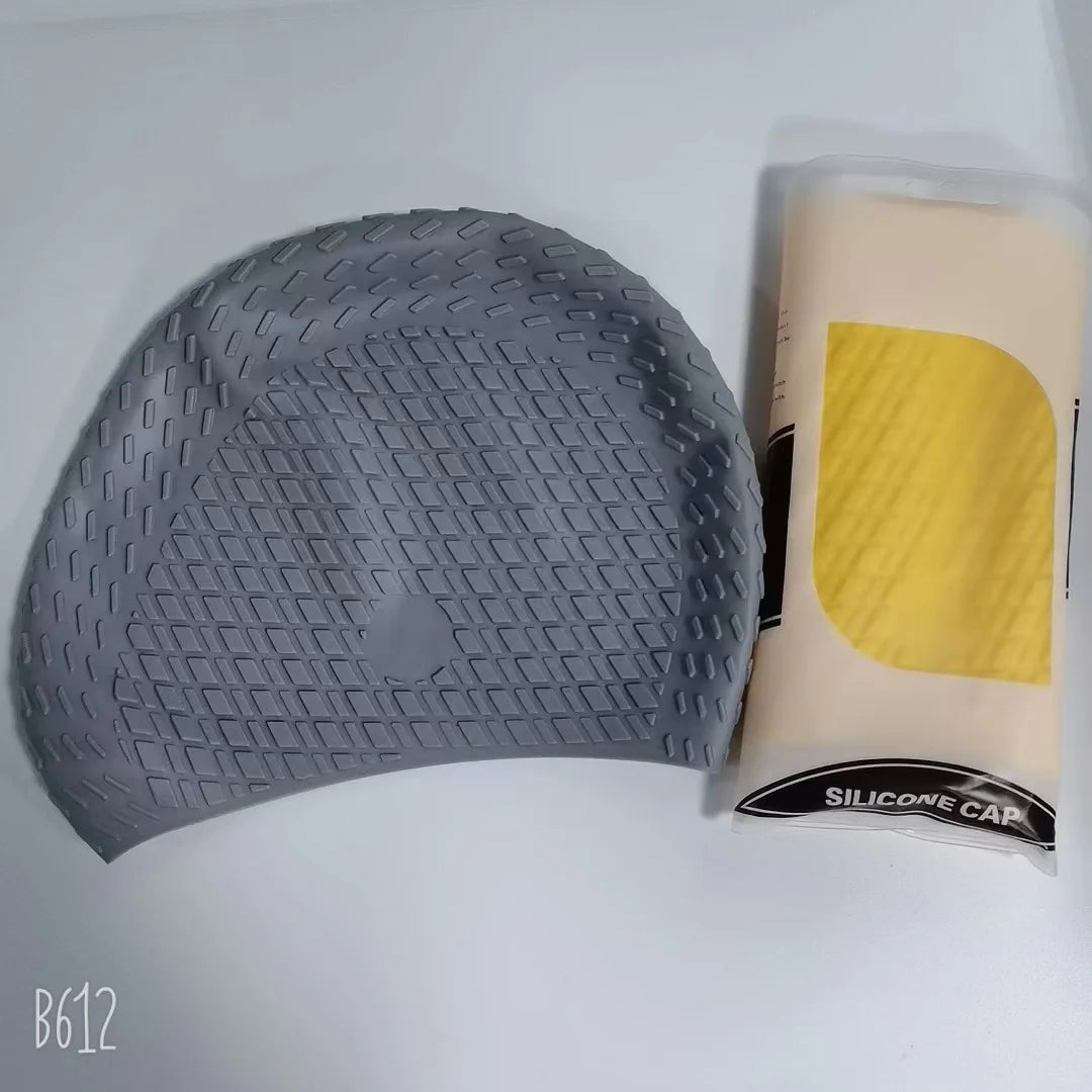 SwimLook™ Waterproof Silicone Swim Cap –Woman