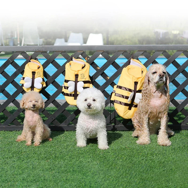 Dog Life Jacket - Adjustable Swimming Vest