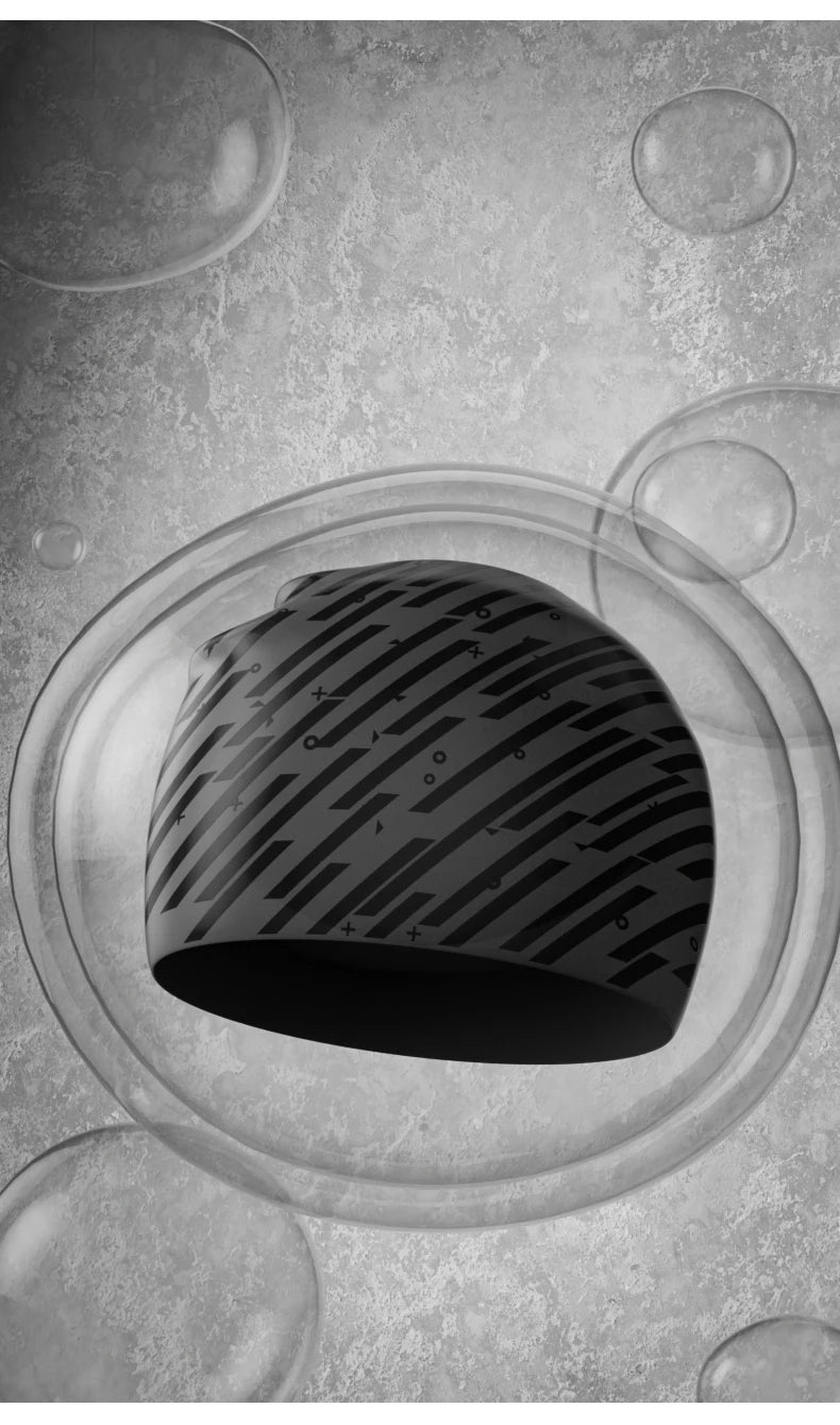 SwimLook™ Waterproof Silicone Swim Cap – Men