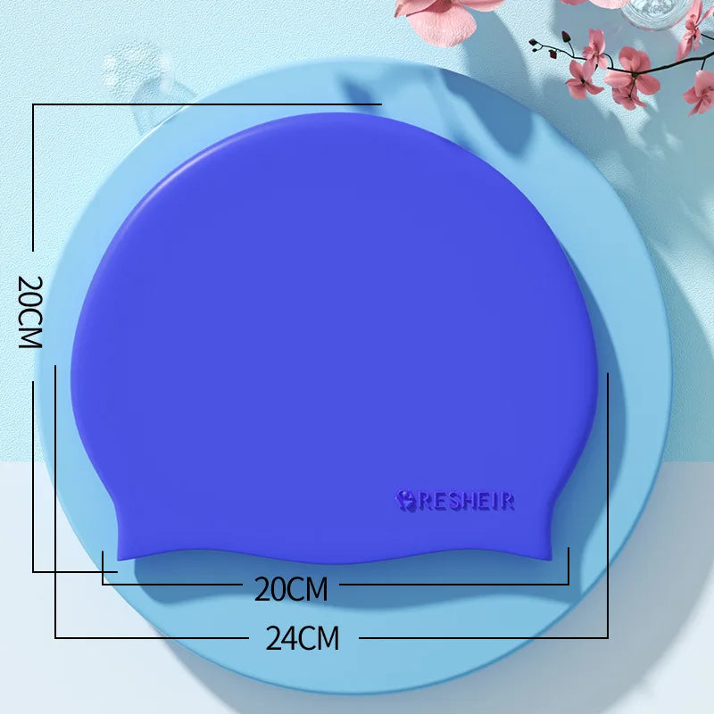 SwimLook™ Waterproof Silicone Swim Cap – Woman