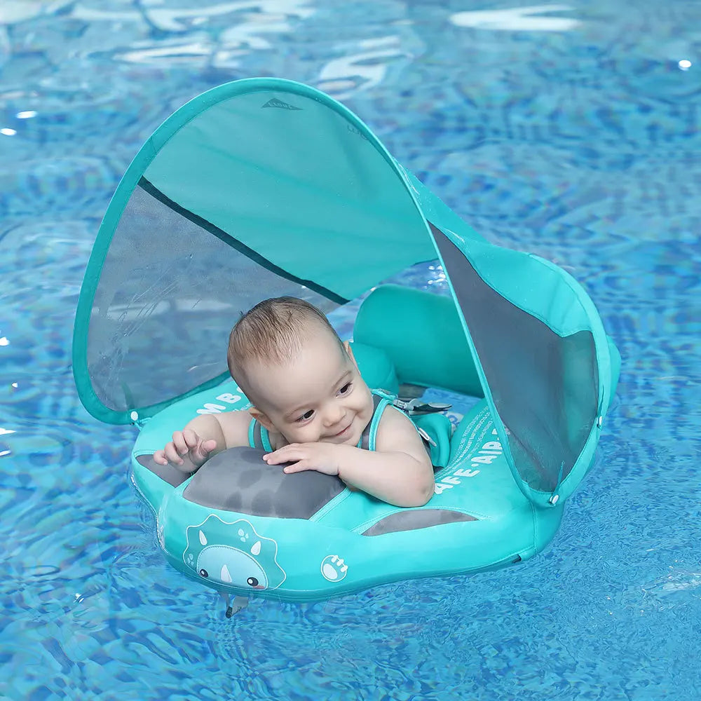 SwimLook™ Baby Float with Sunshade-Safe Inflatable Swimming Rind for Infants
