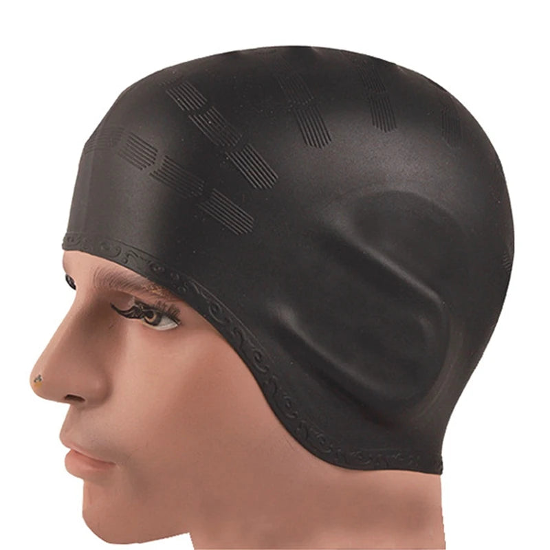 SwimLook™ Waterproof Silicone Swim Cap – Woman