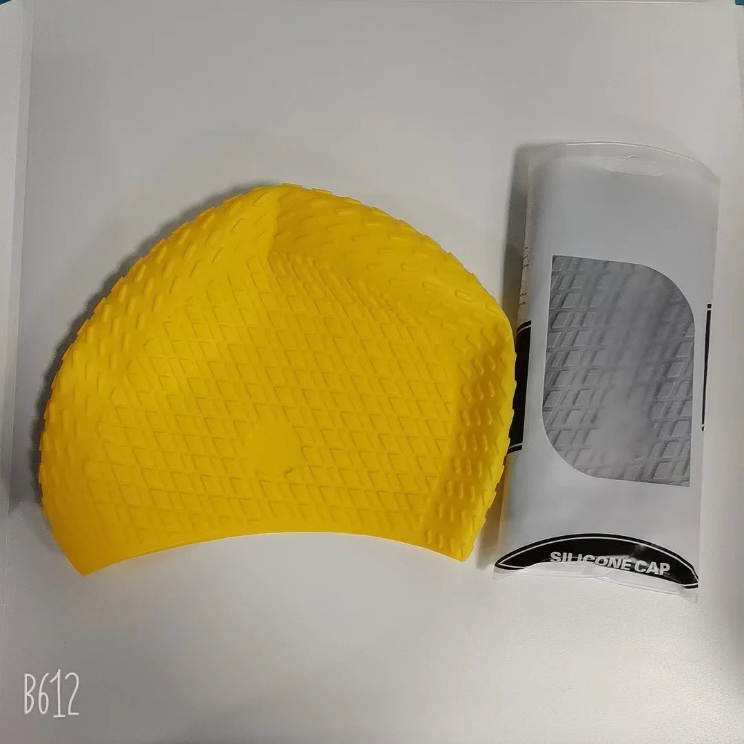 SwimLook™ Waterproof Silicone Swim Cap –Woman