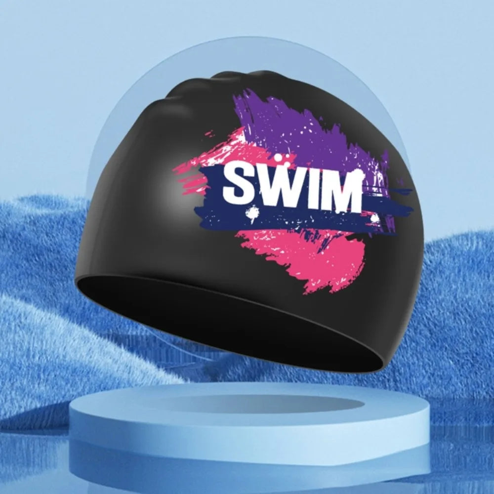 SwimLook™ Waterproof Silicone Swim Cap – Woman