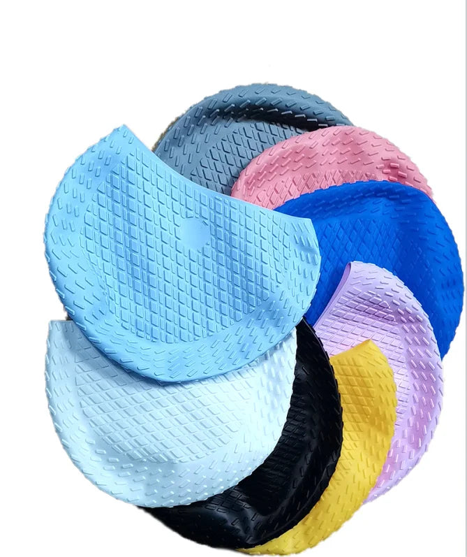 SwimLook™ Waterproof Silicone Swim Cap –Woman