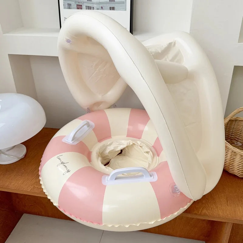 SwimLook™ Baby Float with Sunshade-Safe Inflatable Swimming Rind for Infants