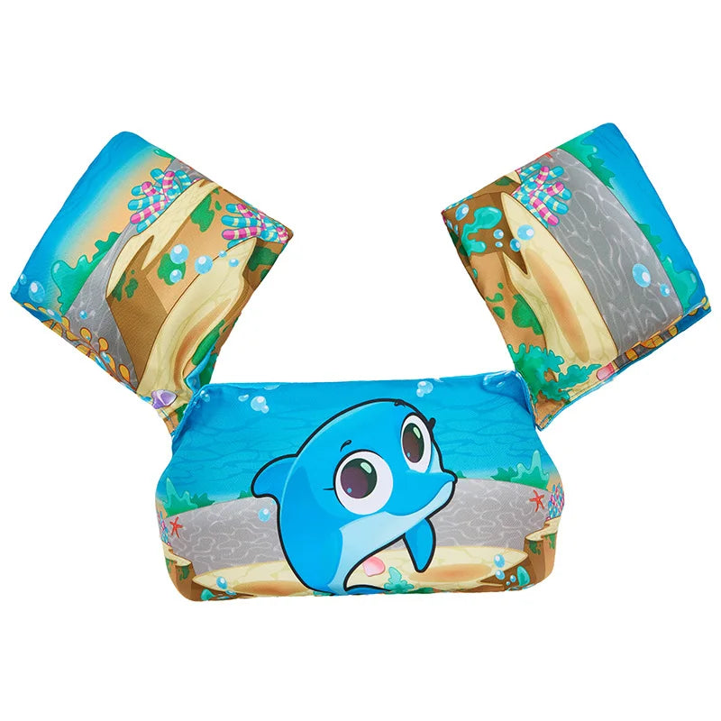 SwimLook™ 3-in-1 Kids Swimming Trainer-Arm Floaties with Back Support