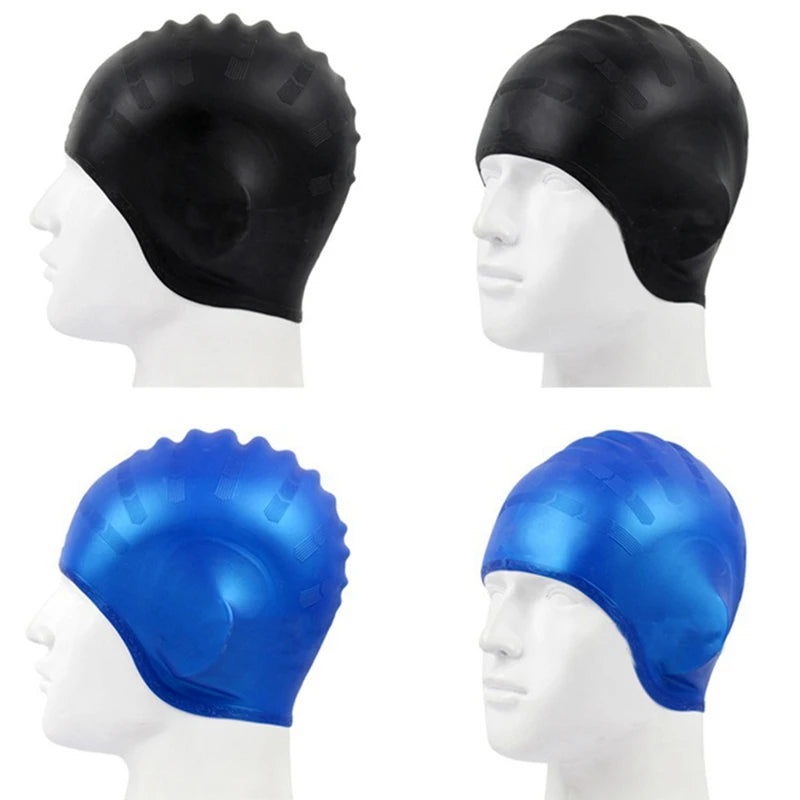 SwimLook™ Waterproof Silicone Swim Cap – Woman