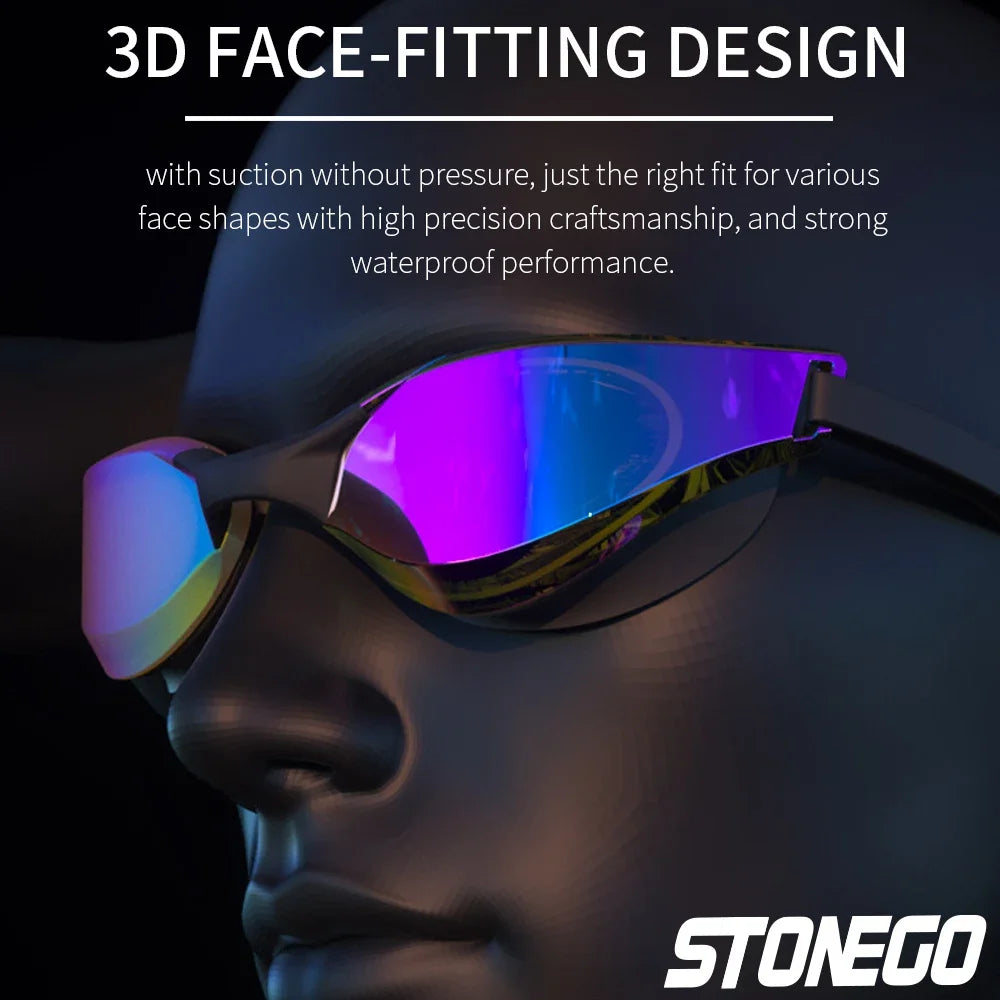 SwimLook Pro Anti-Fog UV Swimming Goggles-Professional Racing & Training Gear
